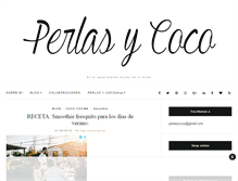 Tablet Screenshot of perlasycoco.com